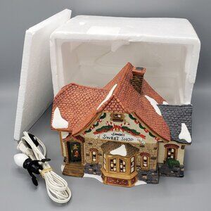 O'Well Limited Edition Santa’s Sweet Shop Christmas Village Lighted House 1998